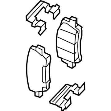 Cadillac 89047744 Brake Pads