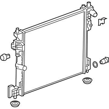 Cadillac 84215228 Radiator