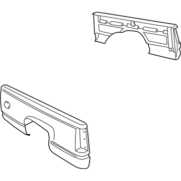 GM 15665466 Panel Asm,Pick Up Box Side RH