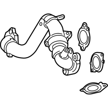 GMC Sierra 2500 HD EGR Tube - 12695130