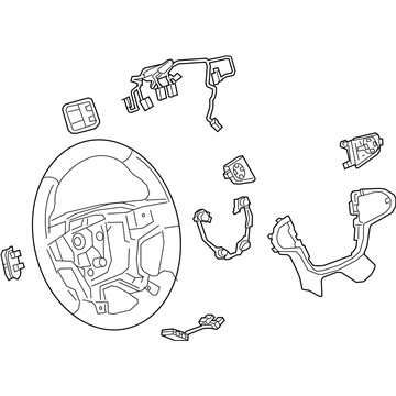 GM 84439181 Steering Wheel Assembly *Dark Atmosphr