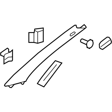 GM 92226267 Molding,Windshield Side Garnish