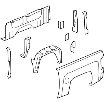 Chevy 84148922 Side Panel