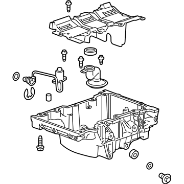 Cadillac 12716570 Oil Pan