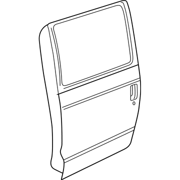 GM 22892602 Door Assembly, Rear Side (Rh)