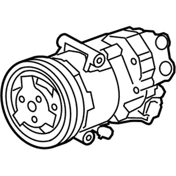 2013 Buick Verano A/C Compressor - 13495846