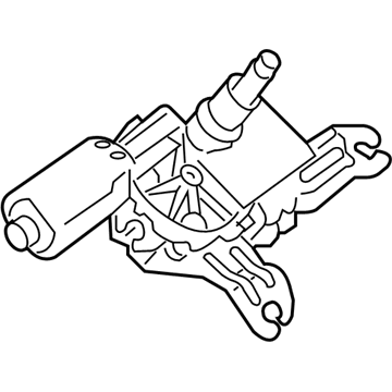 2016 Cadillac SRX Wiper Motor - 15949229