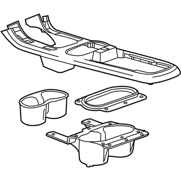 Chevy 22789352 Upper Trim Panel