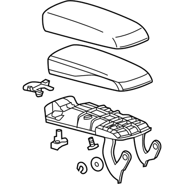 GM 20914834 Armrest,Front Floor Console