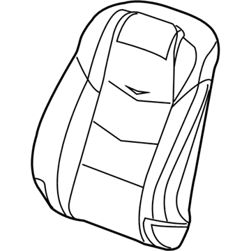 Cadillac 23496614 Seat Back Cover