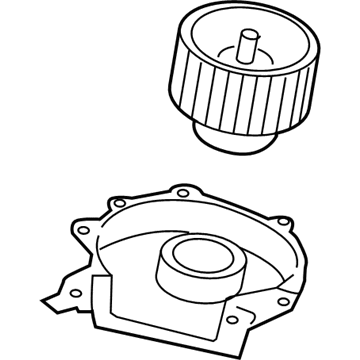 2006 Cadillac DTS Blower Motor - 15266674