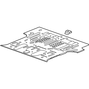 Cadillac 23347410 Rear Floor Pan