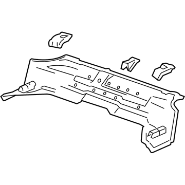 Cadillac 22973168 Sill Panel