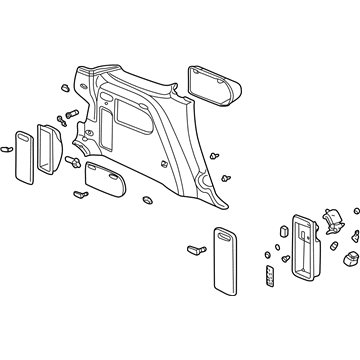 GM 10310572 Panel Assembly, Body Side Trim *Neutrl M D