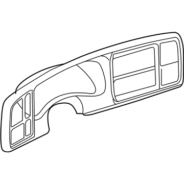 GMC 15804935 Cluster Bezel