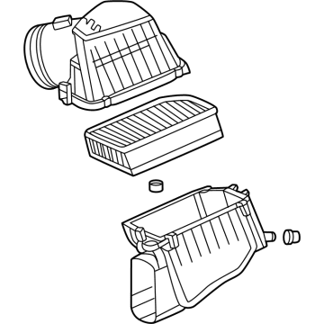 Cadillac 84989106 Air Cleaner Assembly