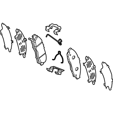 GM 85520396 Pad Kit, Front Disc Brk