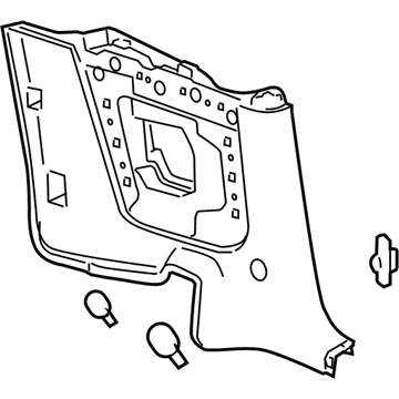 Pontiac 20821224 Lower Quarter Trim