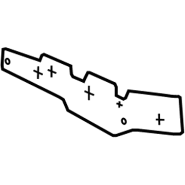 GM 15147818 Deflector, Body Rear Outer Panel Air