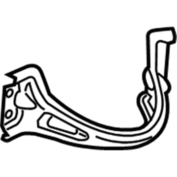 Chevy 23151658 Reinforcement Beam Deflector