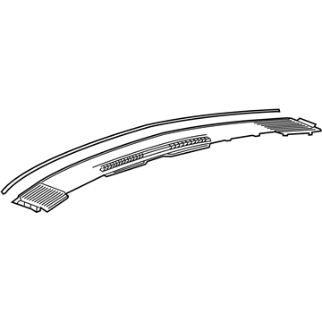 GM 84017659 Extension Assembly, Instrument Panel *Cocoa