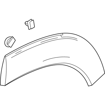 GM 42814695 MOLDING ASM-RR WHL OPG