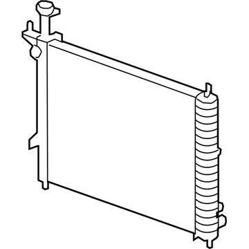 GMC 84079536 Radiator