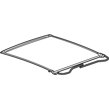 GM 23298176 Sunshade Assembly, Sun Roof *Titanium