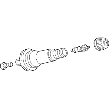 Pontiac 13598909 TPMS Sensor Valve Assembly