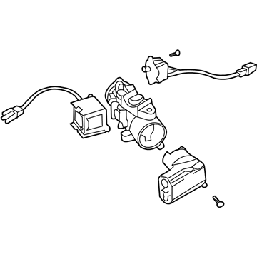 Pontiac 96812693 Lock Housing