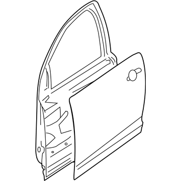 GM 92457474 Door Assembly, Front Side