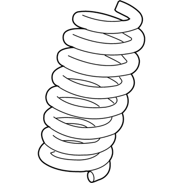 2018 Cadillac ATS Coil Springs - 23496649