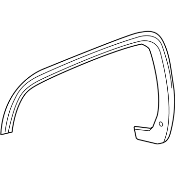 GMC 22775549 Wheel Opening Molding