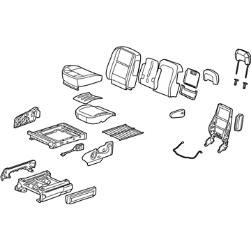 GM 25781416 Seat Assembly, Pass *Gray