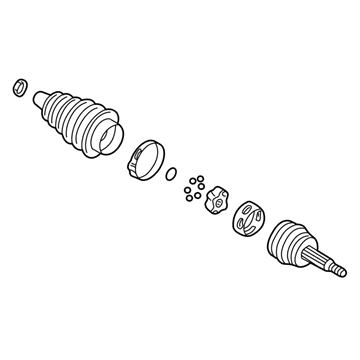 Saturn 22720721 Outer Joint Assembly