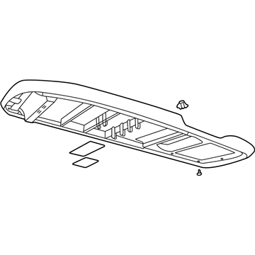 Chevy 12384812 Roof Console