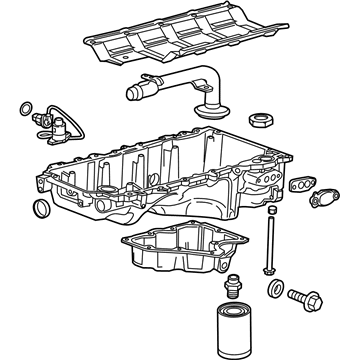 Chevy 12684605 Upper Oil Pan