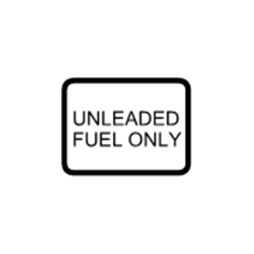 Pontiac 15070512 Fuel Label