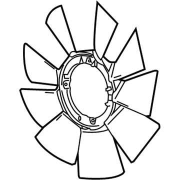 GMC 84945674 Fan Blade