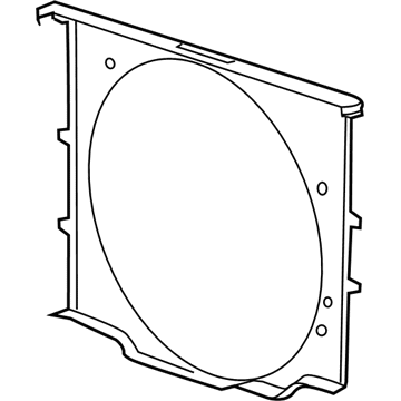 2019 GMC Sierra 2500 HD Fan Shroud - 84311333