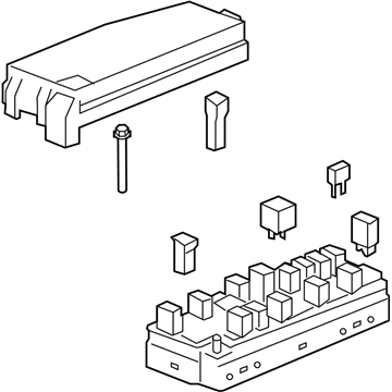 Saturn 25965550 Fuse Box