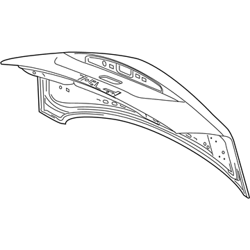 GM 84043534 Lid Assembly, Rear Compartment