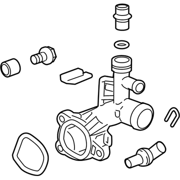 Chevy 25193922 Water Outlet