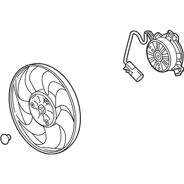 2020 Buick Envision Fan Motor - 23270402