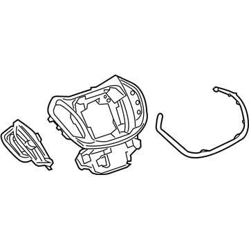 GM 84408115 Outlet Assembly, I/P Ctr Air *Piano Black