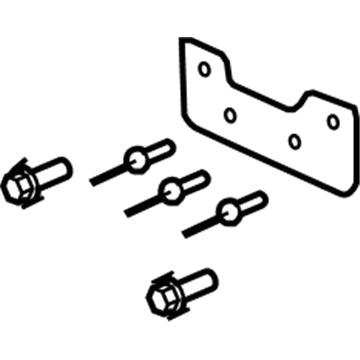 Saturn 15253234 License Bracket