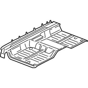 GM 88980306 Panel Asm,Rear Floor (W/ Hp2)