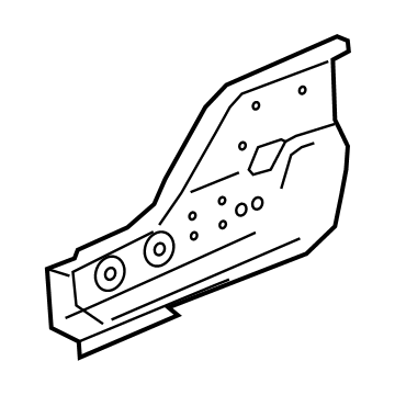 GM 84785748 EXTENSION-RKR INR PNL RR