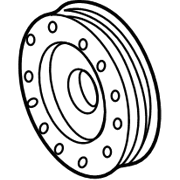 Chevy 12551138 Pulley