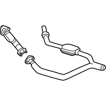 Chevy 12609726 Converter & Pipe